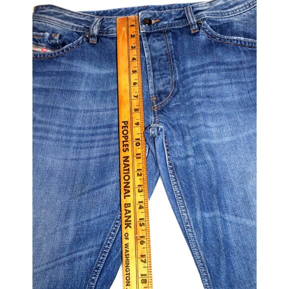 Diesel Ruky Mens Jeans W36 L30 Relaxed Fit Y2K Streetwear Wide Leg - Picture 11 of 12